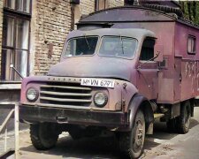 Hanomag AL-28А на Киевской киностудии им. А. Довженко. Фото Леонида Гоголева (1989 г.)