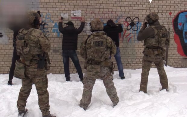 На Київщині СБУ викрила осередок терористів, скріншот із відео