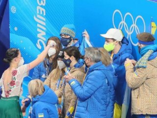 Українські спортсмени на Олімпіаді в Пекіні, фото: Facebook