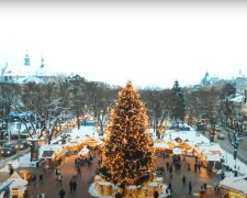 Новорічний Львів, скріншот з відео