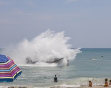 літак впав у воду, фото з Twitter