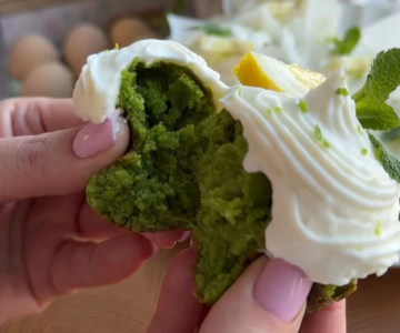 Яркие лимонные мафины: фото скрин рецепта