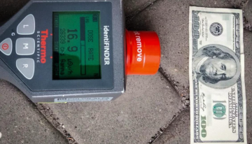 Радиокативная купюра, фото: Бещадский пограничный отряд