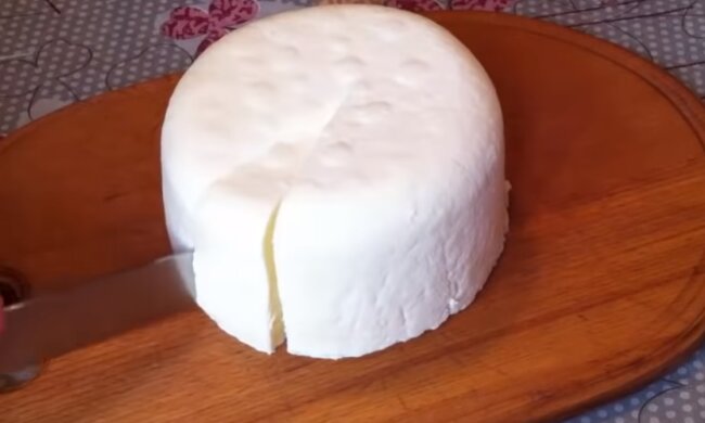 Домашний сыр, скриншот: YouTube