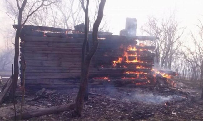 Белорусские спасатели помогли тушить украинское село (фото)