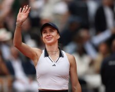 Еліна Світоліна під час матчу Ролан Гаррос