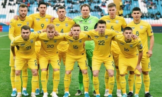 Сборная Украины по футболу, фото из свободных источников
