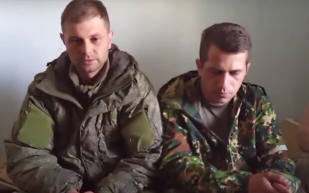Пленные российские оккупанты. Фото: скрин youtube