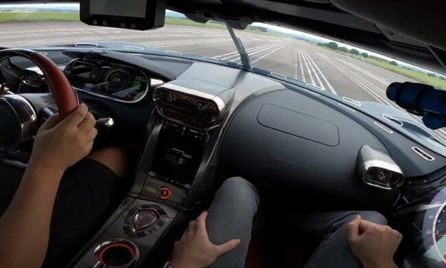 Koenigsegg Regera, скриншот видео