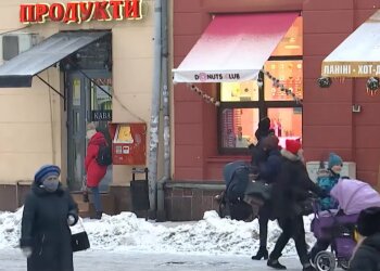 Карантин в Украине, кадр из видео