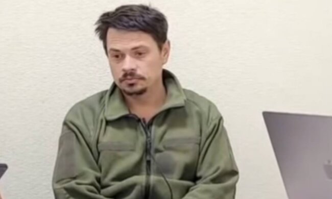 Пленный оккупант, фото: скриншот из видео