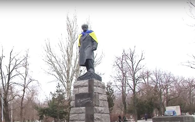 Пам'ятник Тарасу Шевченку. Фото: скрін youtube