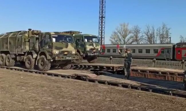 Російські війська, фото: скріншот з відео