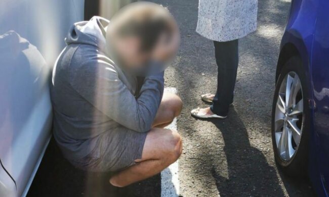 Задержание педофила, фото ВВС