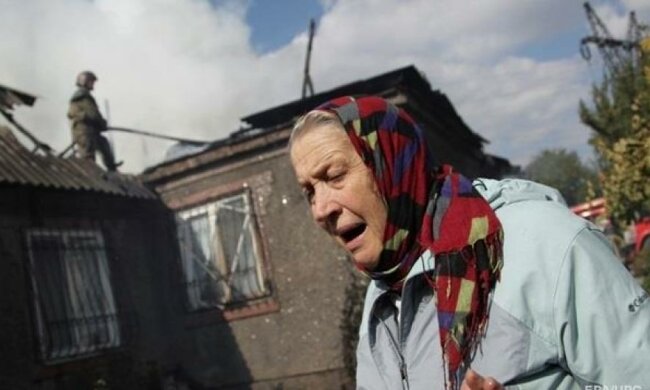 Бойовики відправили пенсіонерку до лікарні