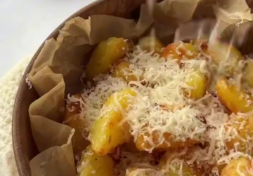 Хрустящий картофель в духовке, кадр с видео