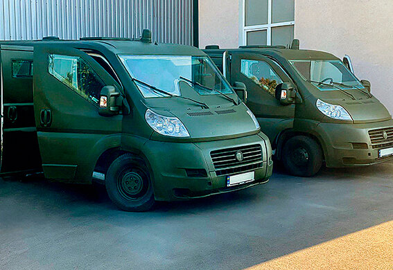 Бронированные автомобили для ВСУ