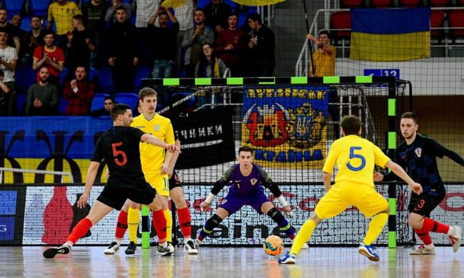 Сборная Украины по футзалу разгромила хорватов