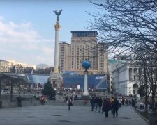 центр Києва, скріншот із відео