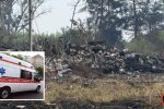Последствия взрыва в Песчанке на Днепропетровщине
