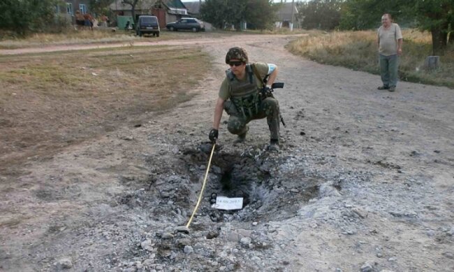 Вогонь терористів зруйнував 19 будинків в Андріївці(фото)