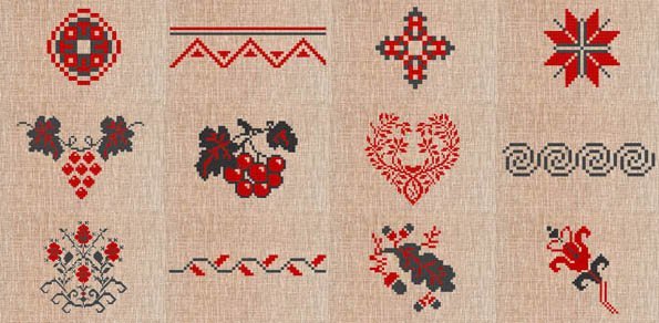 Символические цвета в украинской вышивке
