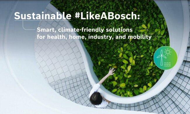 CES 2021: Bosch робить ставку на ШІ та підключення до Інтернету - для захисту людей та довкілля