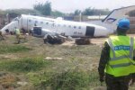 Самолет Halla Airlines, кадр из видео