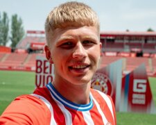Олександр Пищур у формі Жирони