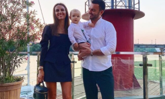 Гриша Решетник с женой, фото с Instagram