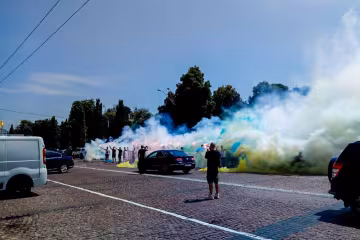 Софіївську площу в Києві оповило густим димом: що відбувається