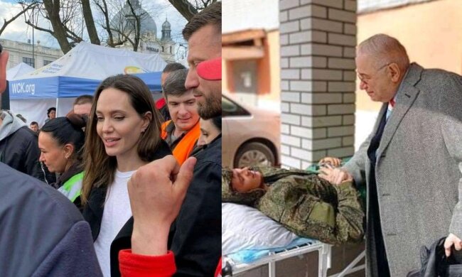 Анджеліна Джолі в Україні, і Євген Петросян в росії