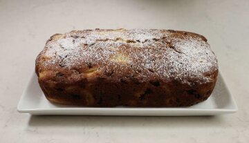 Фруктовый кекс с вишней и ананасом: фото скрин Ютуб