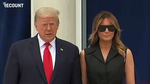 Дональд і Меланія Трамп, Скріншот з відео