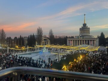 ВДНХ, Киев, каток, Новый год, фото: Знай.ua