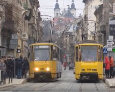 Транспорт Львова, скрін з відео