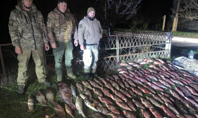 незаконный лов рыбы