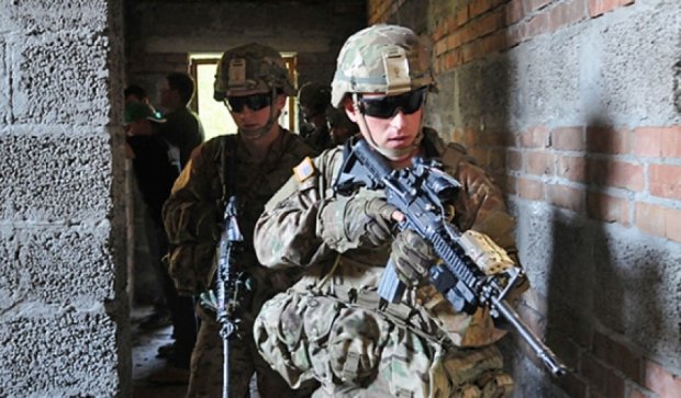 Украинские и американские военные тренировались обезвреживать террористов
