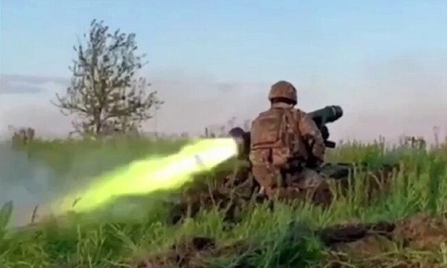 Застосування FGM-148 Javelin. Фото: Telegram