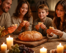 Ритуал с хлебом, изображение: Знай.ua