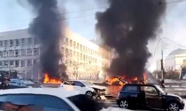 Результаты обстрелов. Фото: скриншот с видео