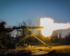 Ночью боевики атаковали с тяжелой техники