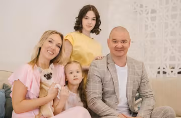 Евгений Кошевой с семьей, фото из соцетей