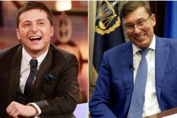 Луценко с Зеленским уединились на 2 часа