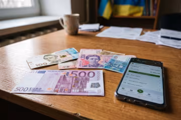 500 євро банкнота гривні