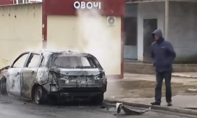 Обстріл мирних районів Маріуполя. Фото: Youtube