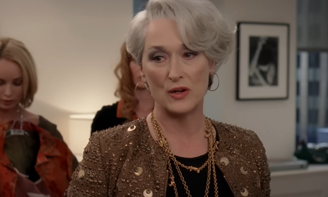 Меріл Стріп, кадр з фільму "Диявол носить Prada"