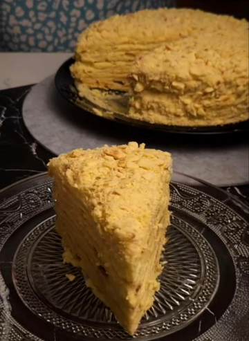 "Наполеон" на сковороде: фото скрин рецепта