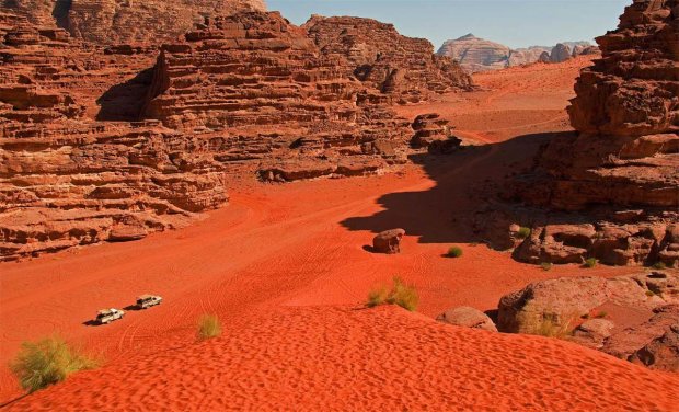Пустыня Вади Рам: загадочный кусочек Марса на теле Земли