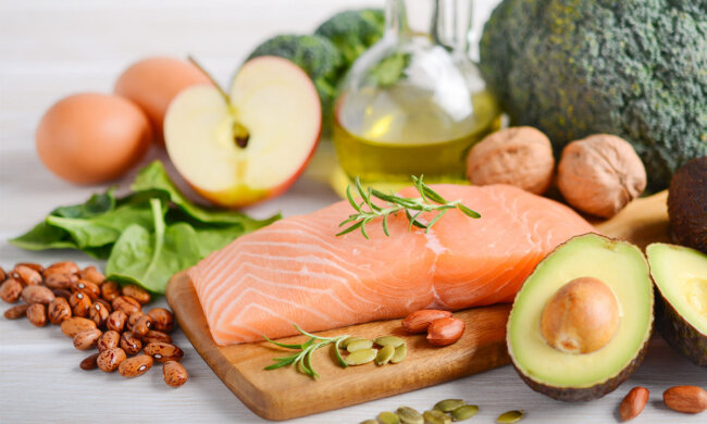 Продукты с большим содержанием омега-3 и омега-6. Фото: Freepik